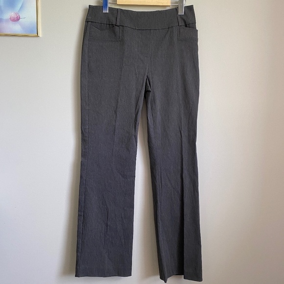 Reitman Petites Original Comfort Women's NWT‎ Gray Bootcut Dress Pants Size 8P - Picture 1 of 14